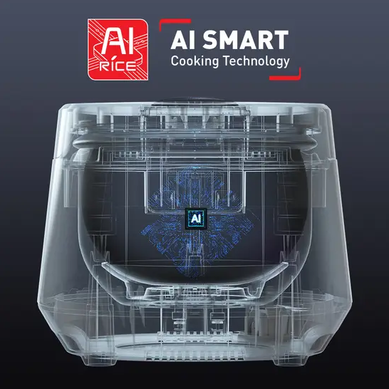 Tefal Easy Rice Fuzzy Plus Logic Rice Cooker 1.8L RK736B/RK736B65 (10 cups)