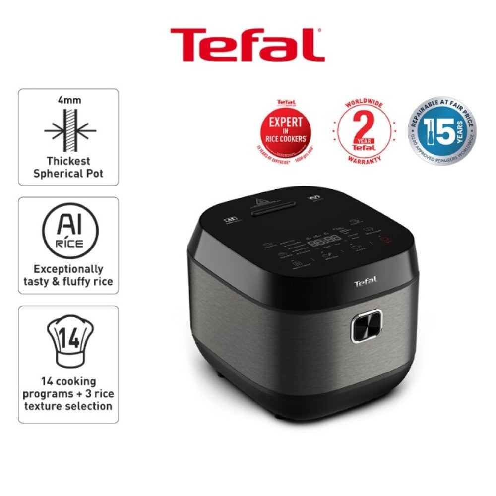 Tefal Delirice Plus Fuzzy Logic Rice Cooker 1.8L RK776B (10 cups)