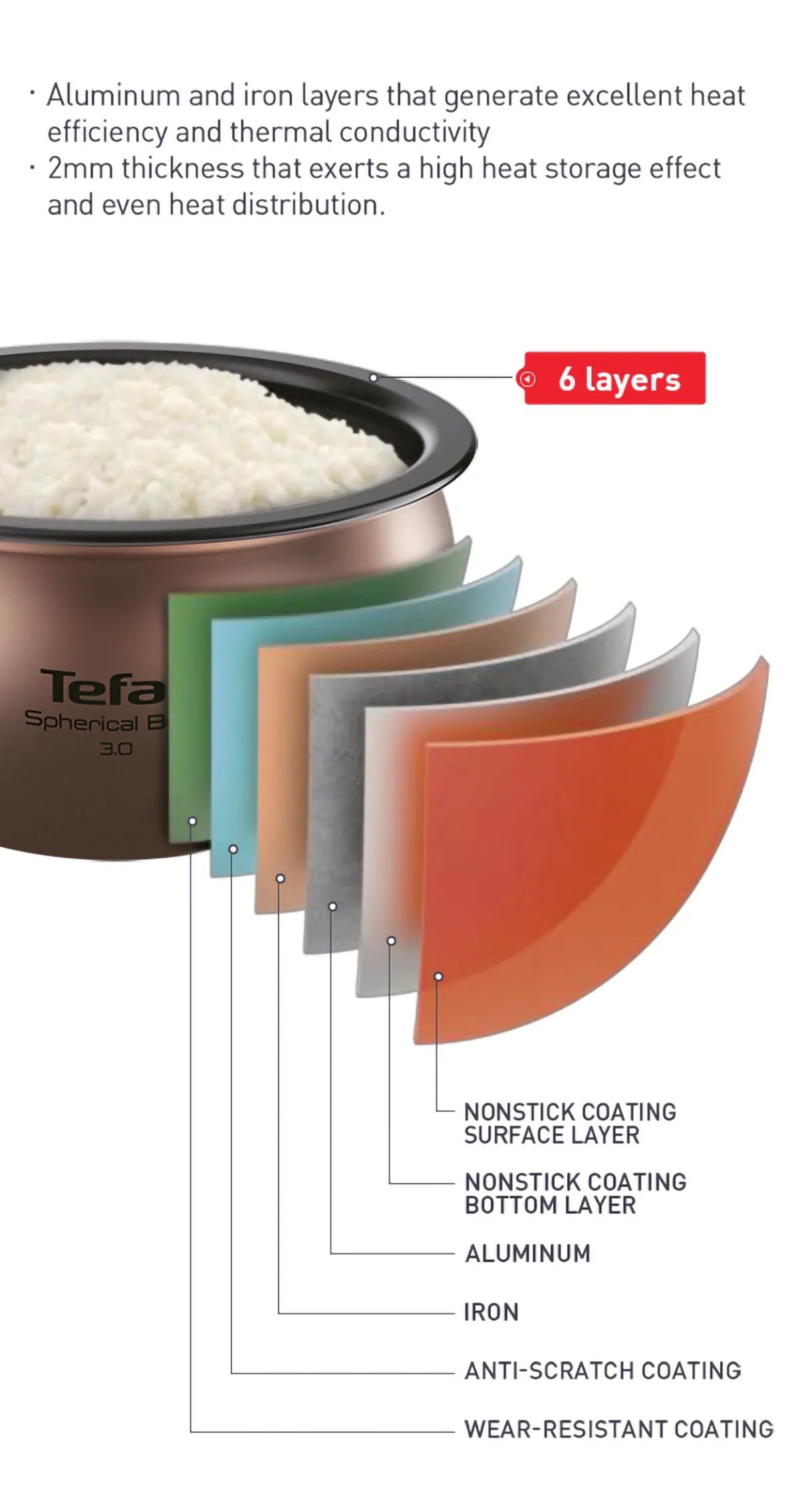 Tefal Mini Far Infrared IH Rice Cooker (0.6L) RK887F