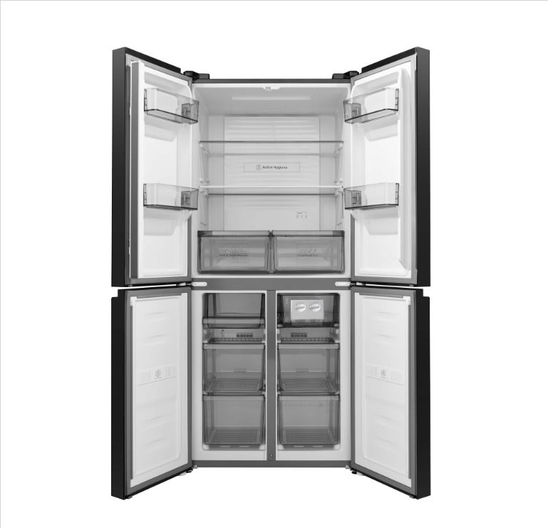 Hisense 4 Door Inverter 520L RQ555N4ABN Fridge (Black)