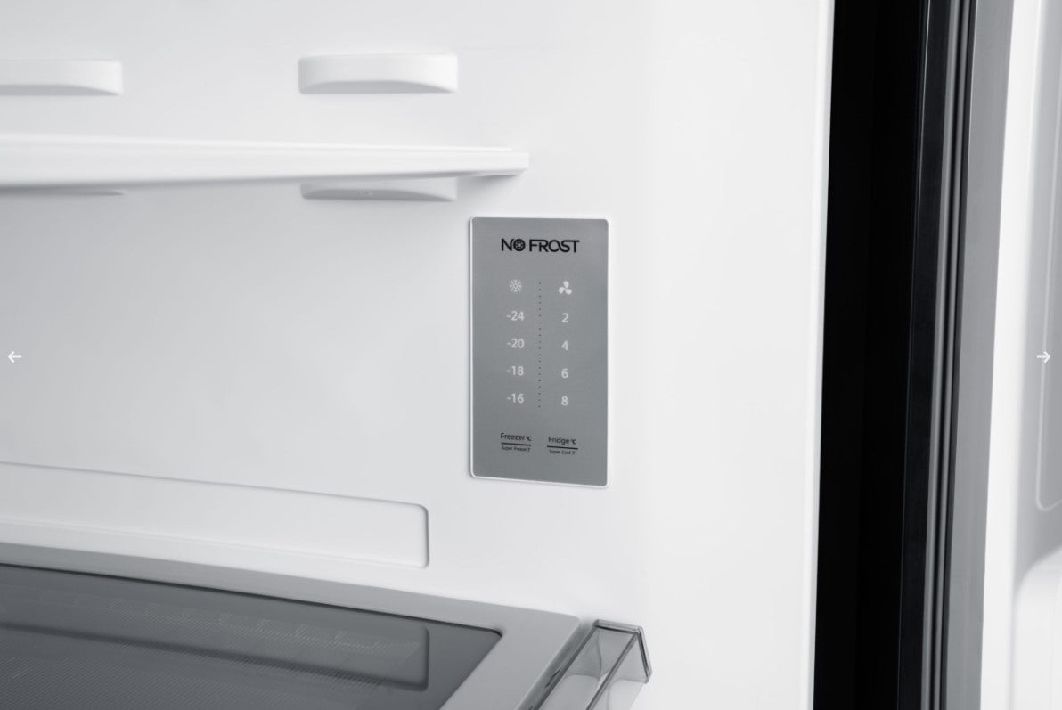 Hisense 530L 4 Door Inverter Fridge RQ556N4ABU Refrigerator (Black Glass) Peti Sejuk