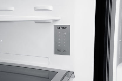 Hisense 530L 4 Door Inverter Fridge RQ556N4ABU Refrigerator (Black Glass) Peti Sejuk