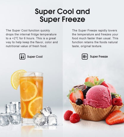 Hisense 4 Door Inverter 520L Fridge RQ568N4AWU Refrigerator (White)