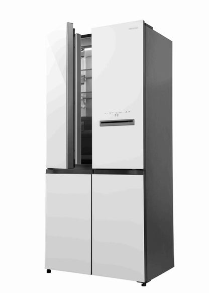 Hisense 610L RQ660N4AWUC1 4 Door Inverter fridge Refrigerator (WHITE GLASS)