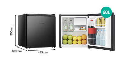 Hisense Single Door 60L RR60D4ABN Refrigerator Non-Inverter