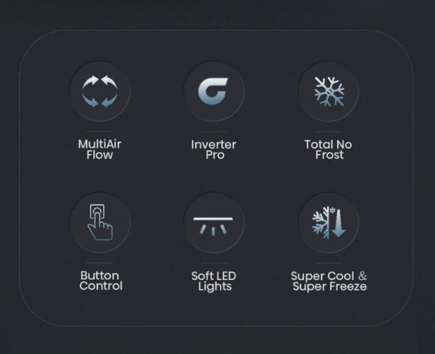 Hisense 510L Fridge Side by Side INVERTER RS588N4ABNIV Refrigerator (Black)