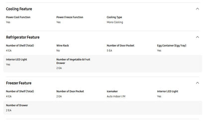 Samsung Fridge RS64R5101B4 660L Side by Side SpaceMax Inverter RS64R5101B4/ME