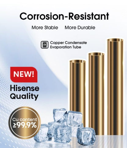 Hisense 620L Fridge Side by Side INVERTER RS666N4ACNIV Refrigerator (Silver)