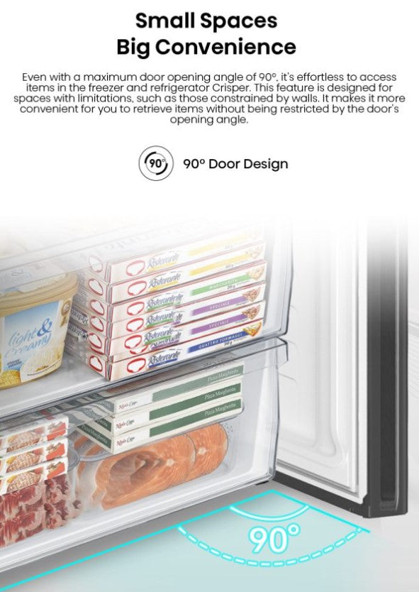 Hisense 726L Side by Side RS808N4ABU Refrigerator