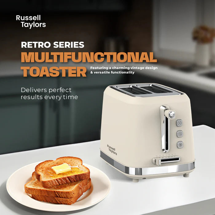 Russell Taylors Retro Toaster RT-10/RT10C (Cream)
