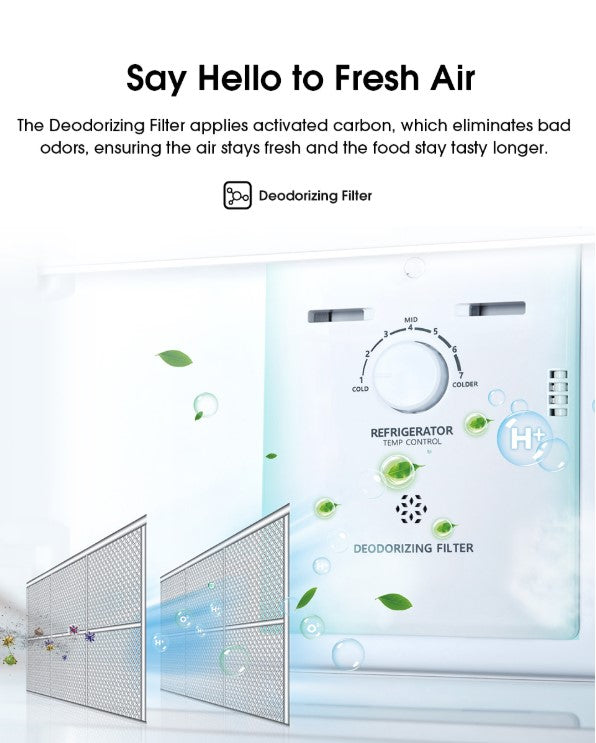 Hisense 240L 2 Door Inverter Fridge RT286N4ABN Refrigerator Peti Sejuk