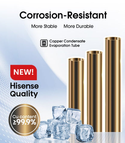 Hisense 240L 2 Door Inverter Fridge RT286N4ABN Refrigerator Peti Sejuk