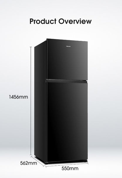 Hisense 240L 2 Door Inverter Fridge RT286N4ABN Refrigerator Peti Sejuk