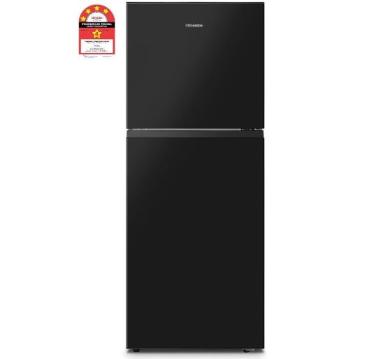 Hisense 320L 2 Door Inverter RT328N4ABN Fridge Refrigerator (Black)