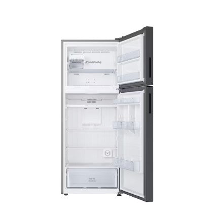 Samsung 427L Bespoke RT42CB66443PME Top Mount Freezer Refrigerator with Optimal Fresh+ in Clean White + Clean Peach Fridge