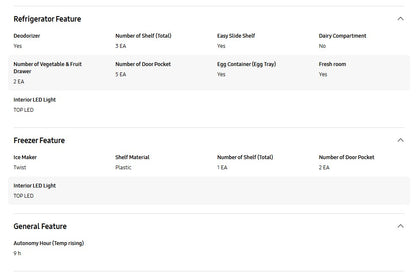 Samsung 530L Refrigerator RT53DG7A64B1ME fridge AI Energy Inverter (Black)