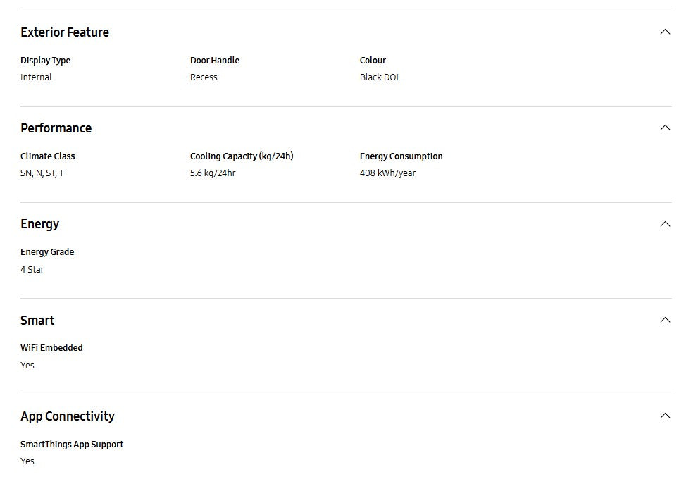 Samsung 530L Refrigerator RT53DG7A64B1ME fridge AI Energy Inverter (Black)