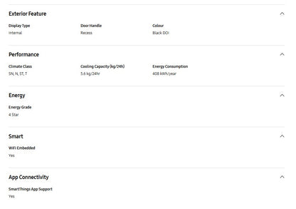 Samsung 530L Refrigerator RT53DG7A64B1ME fridge AI Energy Inverter (Black)