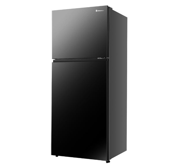 Hisense 500L 2 Door Inverter Fridge RT549N4ABU Refrigerator (Black Glass)
