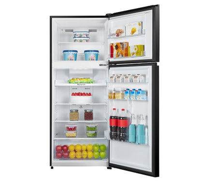 Hisense 500L 2 Door Inverter Fridge RT549N4ABU Refrigerator (Black Glass)