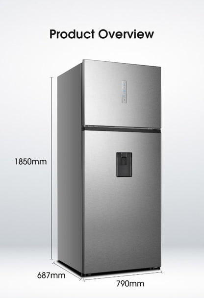 Hisense 700L 2 Door Inverter RT749N4ABVI Refrigerator Peti Sejuk