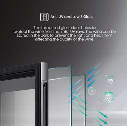 Hisense RW32N4ATB Wine Cooler 34 Bottles LED Lighting Wine Cellar