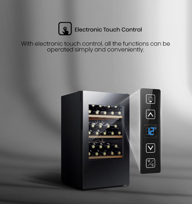 Hisense RW32N4ATB Wine Cooler 34 Bottles LED Lighting Wine Cellar