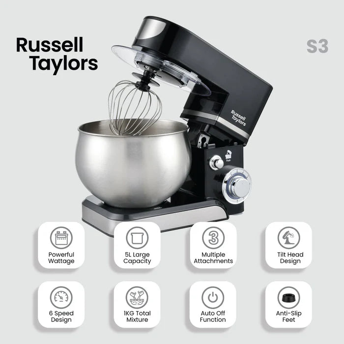 Russell Taylors 6-Speed Stand Mixer 5L 1300W S3