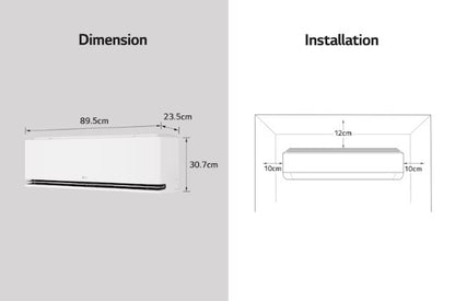 Panasonic 1.5HP S3-Q120A1DA / S3Q120A1 DUALCOOL AI Air Conditioner with Soft Air Model