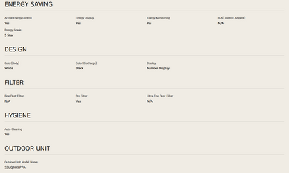 LG S3-Q18KLPPA/S3NQ18KLPPA 2.0HP Dual Inverter Premium Air Conditioner with Ionizer and ThinQ™ Function S3UQ18KLPPA