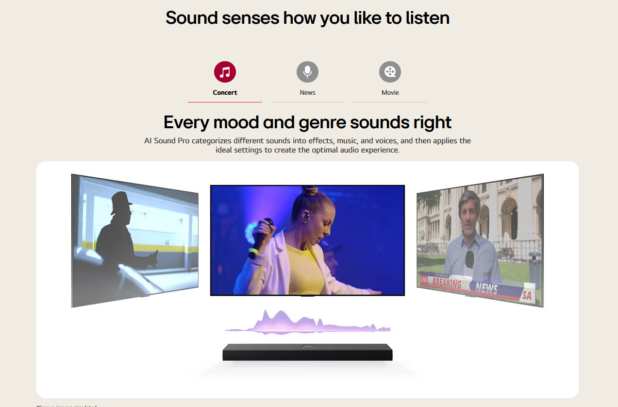 LG 5.1 channel LG Home Theater Soundbar with Surround Sound and Rear Speakers S60TR