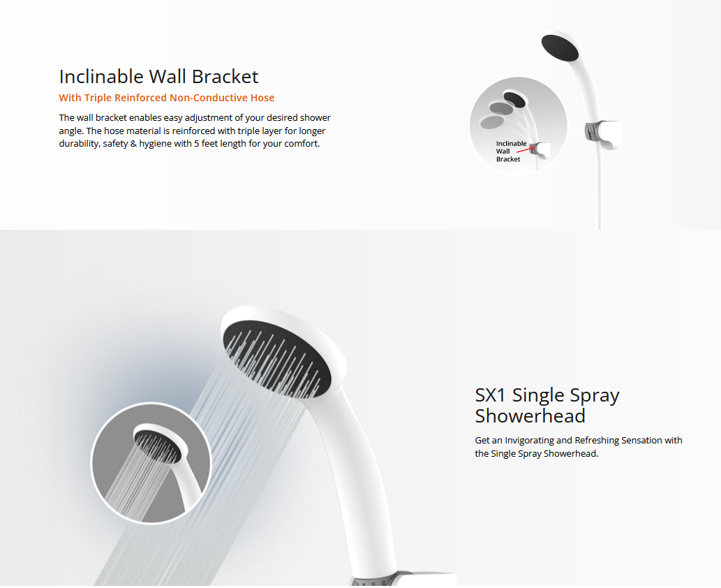 JOVEN SE1E (White) Instant Water Heater (No Pump)