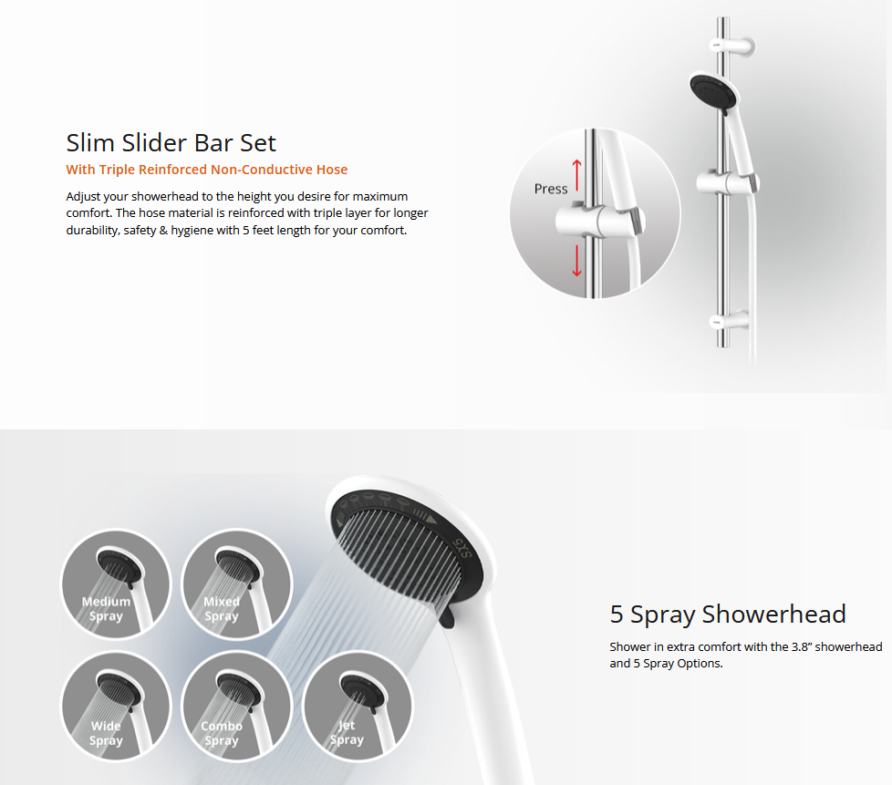 JOVEN SA20E (White) Instant Water Heater