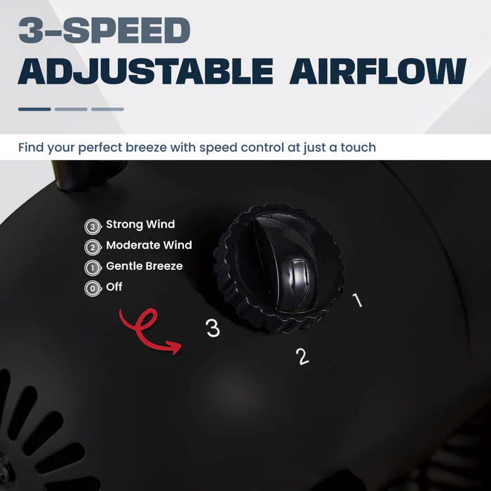 Russell Taylors 4-Blade Stand Fan with Metal Blade 16 inch SF3