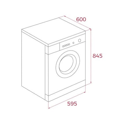 TEKA Heat pump dryer with 8kg capacity SHK 70840 WH (White)/ SHK70840WH (14 programs)