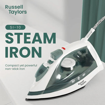 Russell Taylors Steam Iron with Non-Stick Soleplate SI-10/SI10