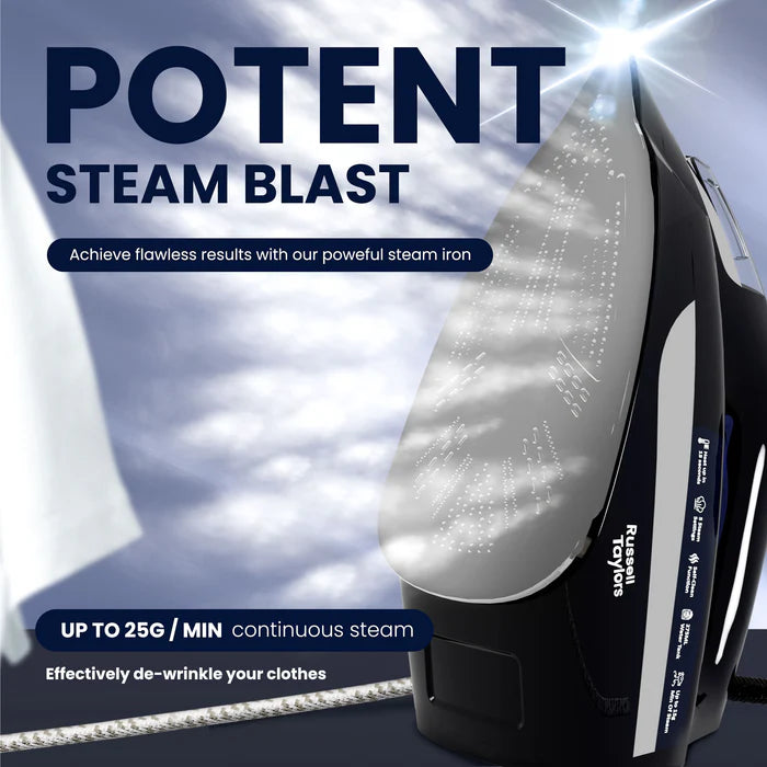 Russell Taylors Steam Iron with Non-Stick Soleplate SI-20/SI20