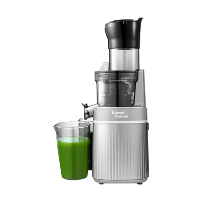 Russell Taylors Masticating Cold Press Slow Juicer with 80mm Wide Feeding Tube SJ2