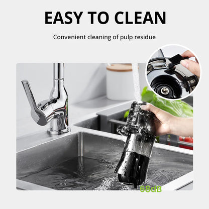 Russell Taylors Masticating Cold Press Slow Juicer with 80mm Wide Feeding Tube SJ2