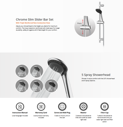 Joven SL30IP/SL30IPWH White Instant Water Heater Inverter DC (with pump)