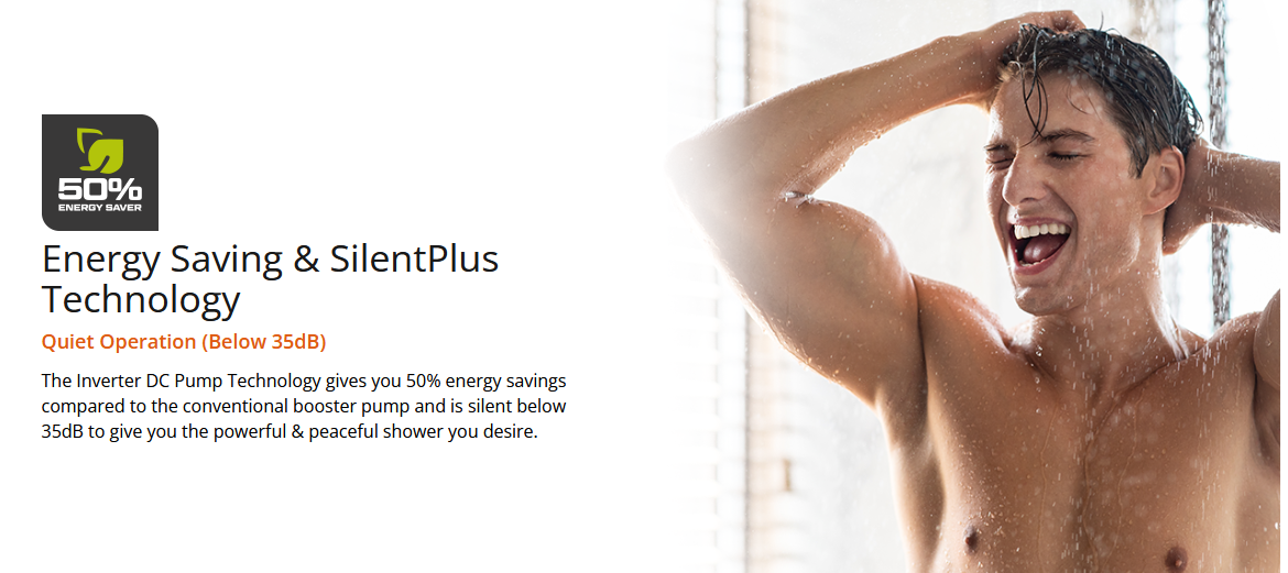 Joven SL30IP/SL30IPWH White Instant Water Heater Inverter DC (with pump)