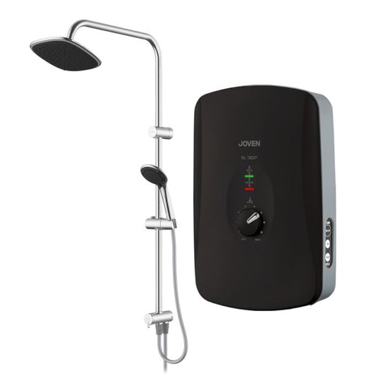 Joven Water Heater SL30IP-RS/SL30IPRS Black Water Heater With DC Inverter Pump And Rain Shower
