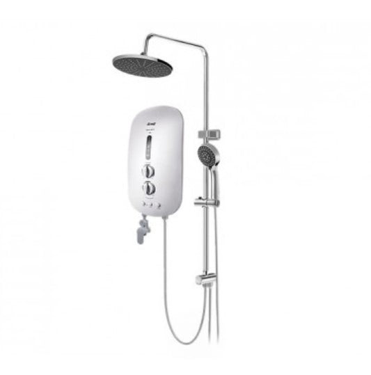 Alpha Instant Water Heater with DC PUMP SMART 18i plus rain shower / SMART18IRS Ivory White