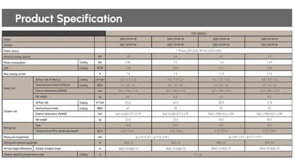 Mitsubishi 1.5HP Inverter Deluxe SRK13YYP-W4 R32 Air conditioner YYP Series Aircond SRK13YYPW4