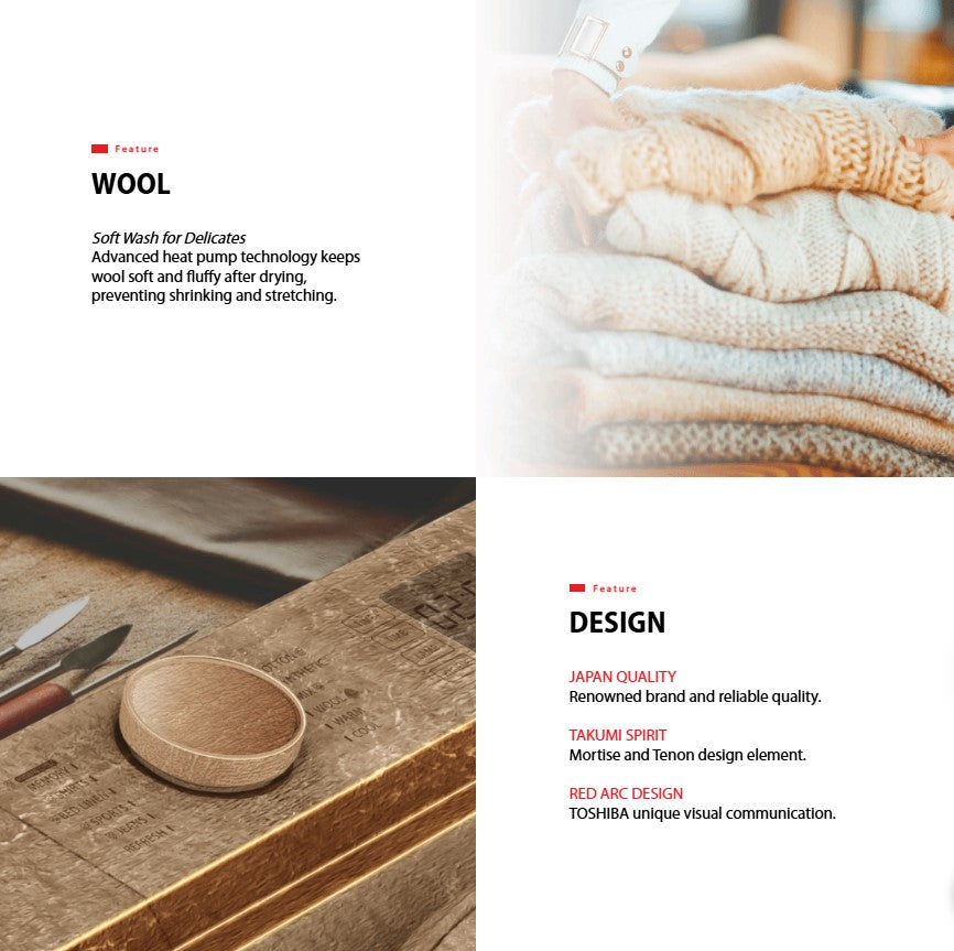 Toshiba 9.0KG Heat Pump Tumble Dryer TD-BK100GHM(SK) Silver / TDBK100GHMSK