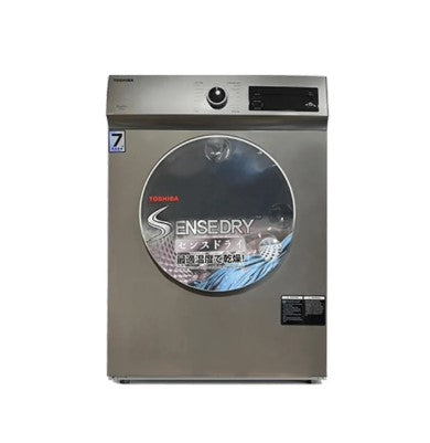 Toshiba Dryer TD-H80SEM(SK) 7KG SenseDry Tumble Dryer (Dark Silver) TDH80SEMSK