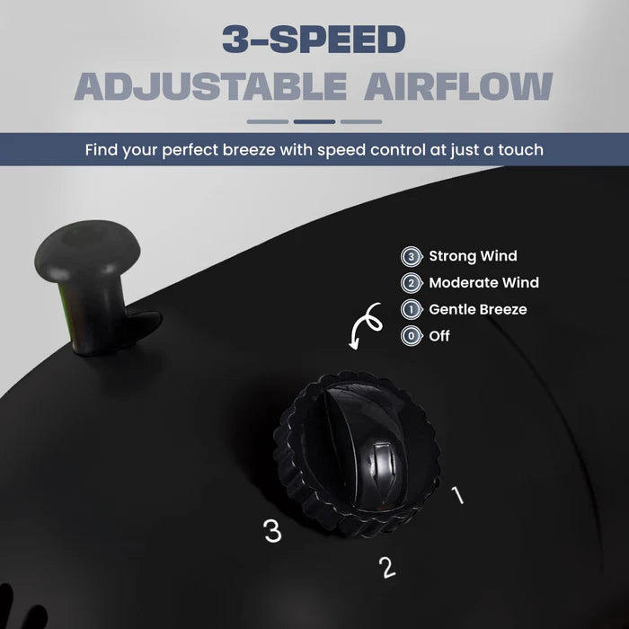 Russell Taylors 4-Blade Table Fan with Metal Blade 16 inch TF3