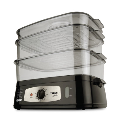 Trio 25L Food Steamer With Low Sugar Rice Bowl TFS-28/TFS28