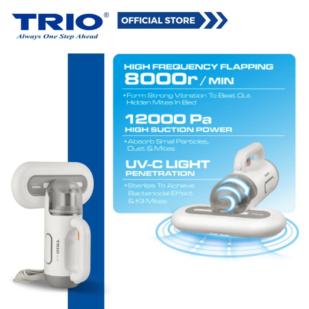 Trio UV Mites Killer Wireless with High Suction Power for Dust and Mites TMK-335/TMK335