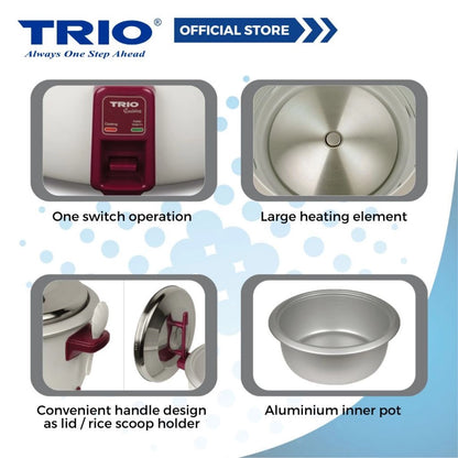 Trio 8.5L Commercial Rice Cooker with Extra Large Capacity TRC-8501/TRC8501